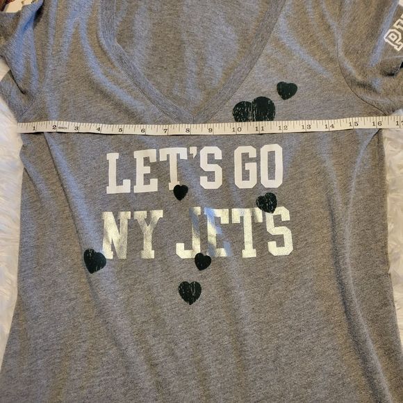Pink by Victoria's Secret NFL NY Jets v neck shirt - Picture 5 of 7
